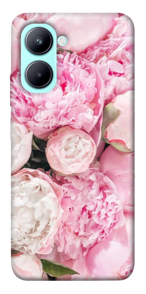 Чохол Pink peonies для Realme C33