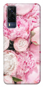 Чехол Pink peonies для Vivo Y53s