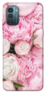 Чохол Pink peonies для Nokia G21