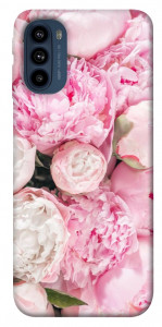 Чехол Pink peonies для Motorola Moto G41