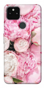 Чехол Pink peonies для Google Pixel 5A