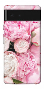 Чехол Pink peonies для Google Pixel 6