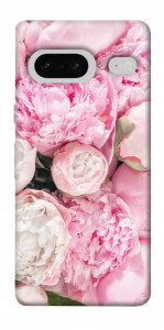 Чехол Pink peonies для Google Pixel 7