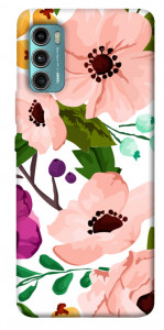 Чохол Акварельні квіти для Motorola Moto G60