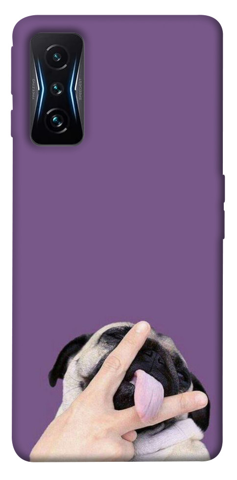 Чехол Мопс для Xiaomi Poco F4 GT