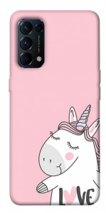 Чохол Unicorn love для Oppo Reno 5 4G