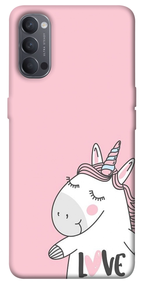 Чохол Unicorn love для Oppo Reno 4