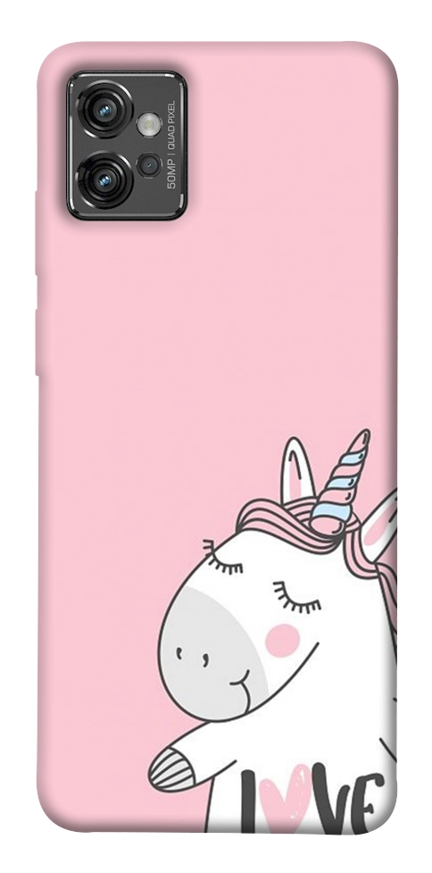 Чохол Unicorn love для Motorola Moto G32