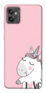 Чехол Unicorn love для Motorola Moto G32