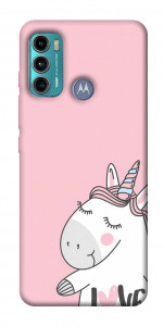 Чехол Unicorn love для Motorola Moto G60