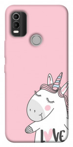 Чехол Unicorn love для Nokia C21 Plus