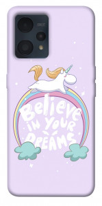 Чохол Believe in your dreams unicorn для Realme 9 4G