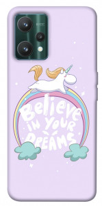 Чохол Believe in your dreams unicorn для Realme 9 Pro