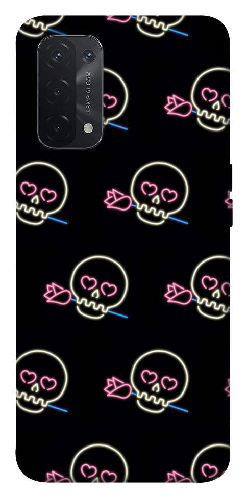 

Чохол Череп з трояндою для Oppo A54 5G 1523681