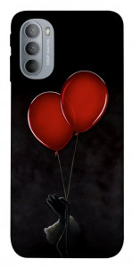 Чехол Красные шары для Motorola Moto G31