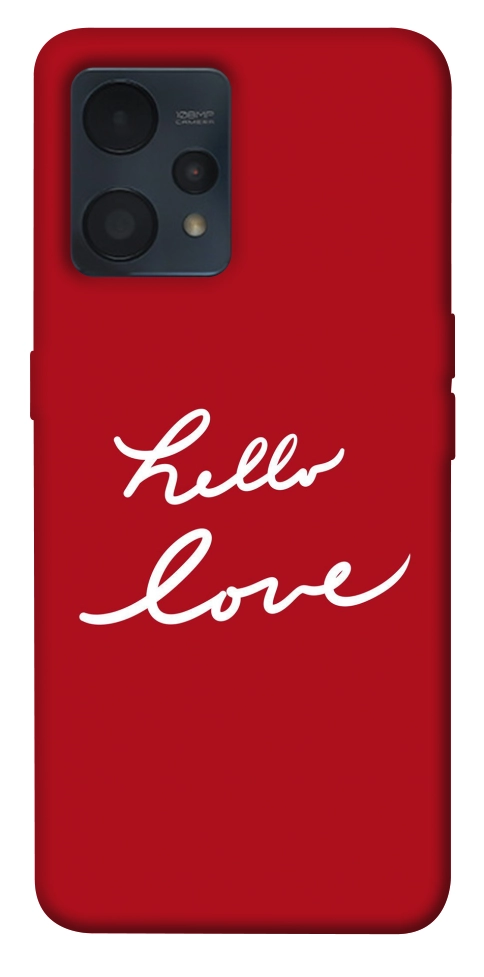 Чехол Hello love для Realme 9 4G