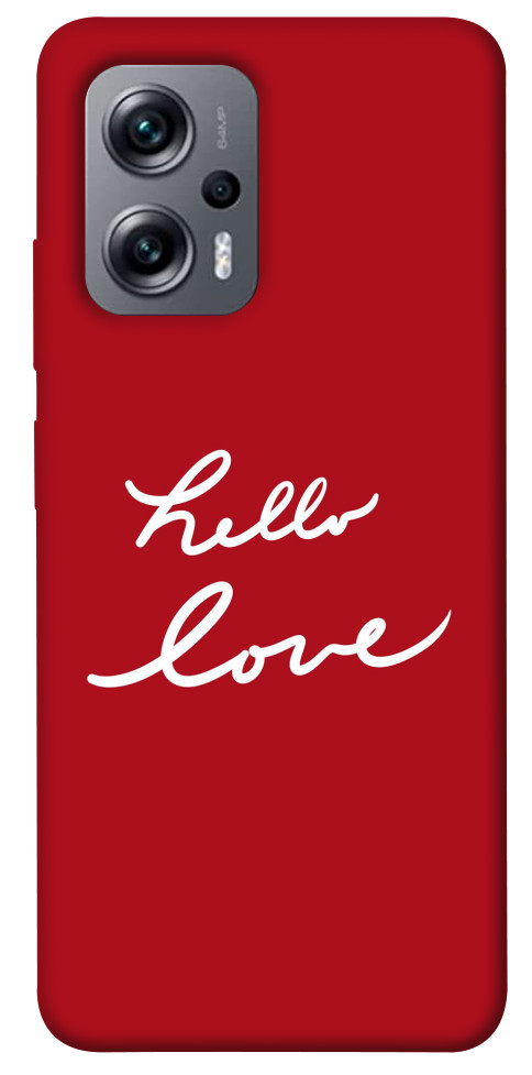 

Чехол Hello love для Xiaomi Poco X4 GT 1524776