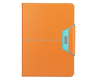 Кожаный чехол (книжка) ROCK Excel Series для Samsung Galaxy Note 10.1 (2014) (Оранжевый / Orange)