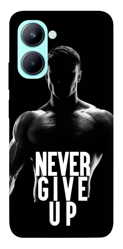 Чехол Never give up для Realme C33