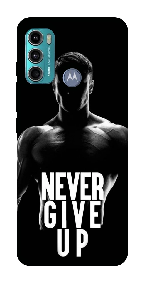 Чехол Never give up для Motorola Moto G60