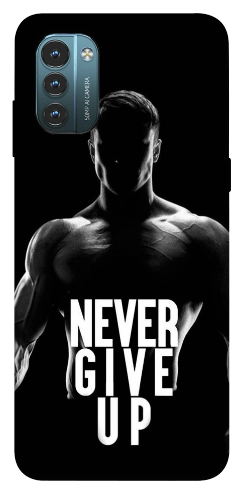 Чехол Never give up для Nokia G21