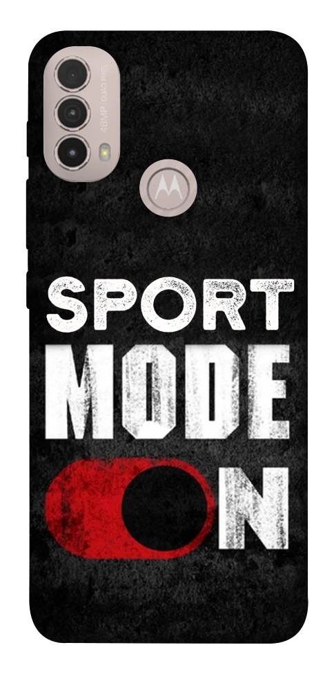 Чехол Sport mode on для Motorola Moto E40