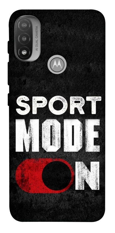 Чехол Sport mode on для Мotorola Moto E20