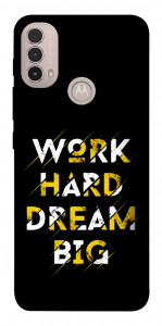 Чехол Work hard для Motorola Moto E40