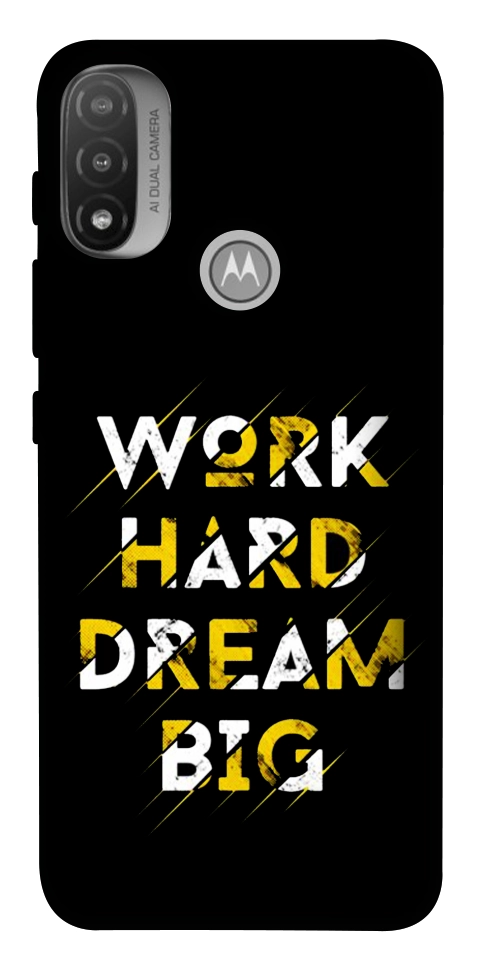 Чехол Work hard для Мotorola Moto E20