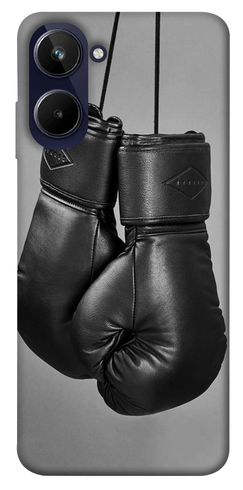 Чехол Черные боксерские перчатки для Realme 10 4G