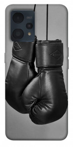 Чехол Черные боксерские перчатки для Realme 9 Pro+