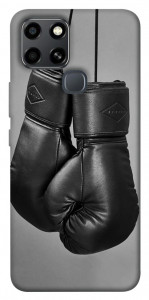 Чехол Черные боксерские перчатки для Infinix Smart 6