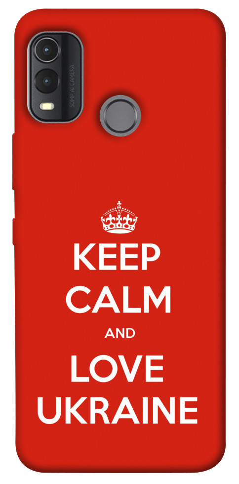 Чохол Keep calm and love Ukraine для Nokia G11 Plus