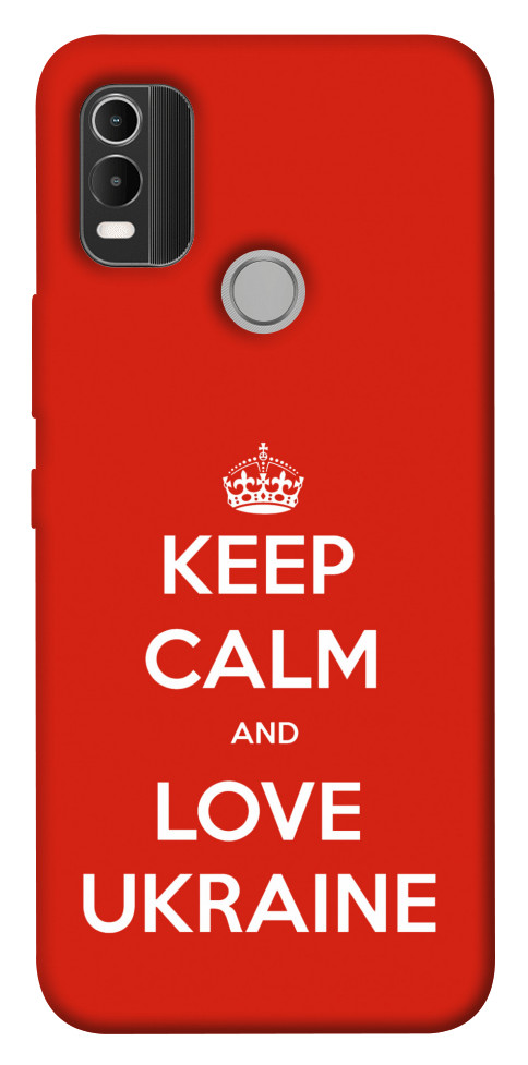 Чехол Keep calm and love Ukraine для Nokia C21 Plus