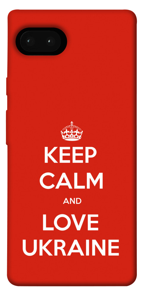 Чохол Keep calm and love Ukraine для Google Pixel 7A