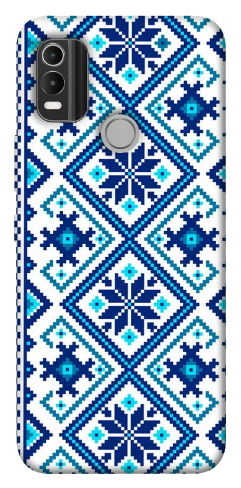Чехол Синя вишиванка для Nokia C21 Plus
