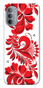 Чехол Червона вишиванка для Motorola Moto G31