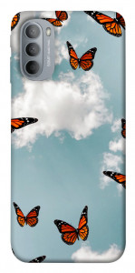 Чехол Summer butterfly для Motorola Moto G31