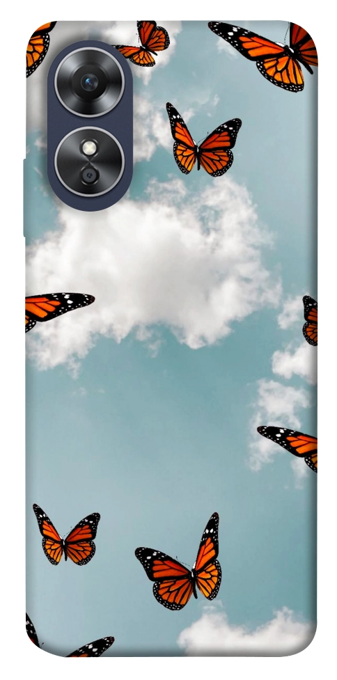 Чехол Summer butterfly для Oppo A17