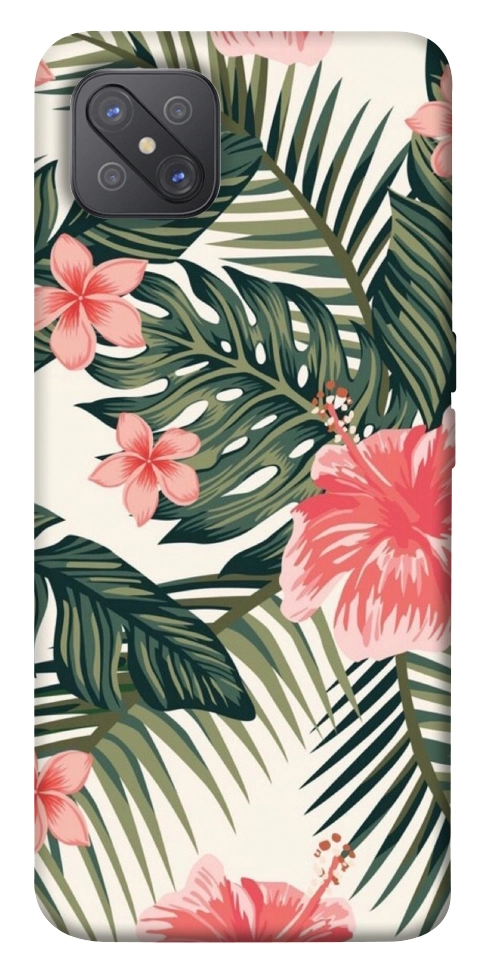 Чехол Tropic flowers для Oppo A92s