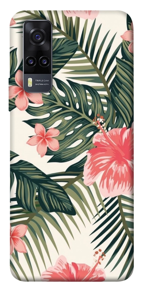 Чехол Tropic flowers для Vivo Y31