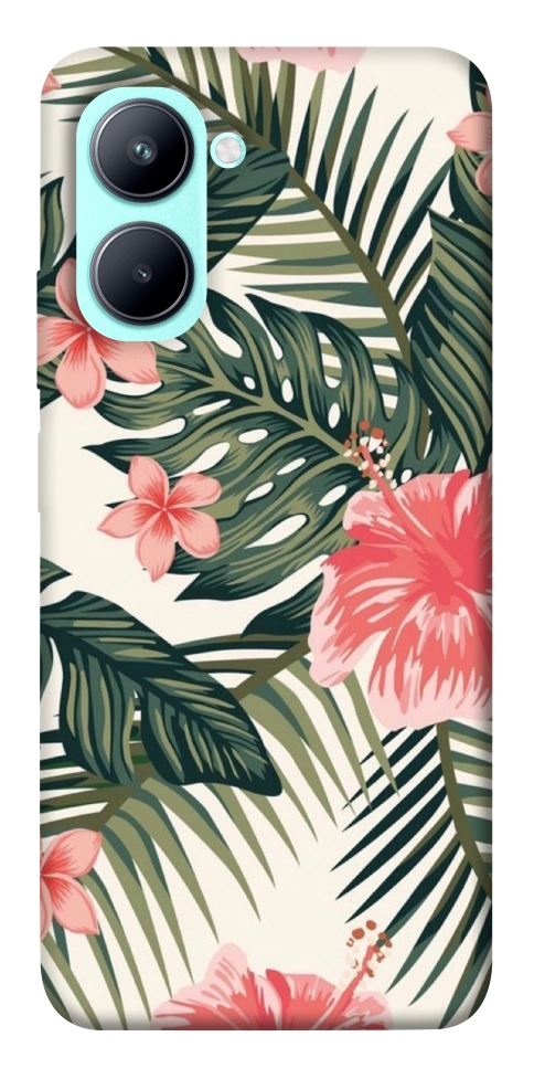 Чехол Tropic flowers для Realme C33