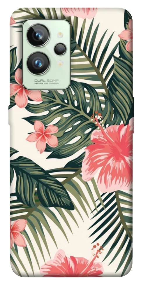 Чехол Tropic flowers для Realme GT2