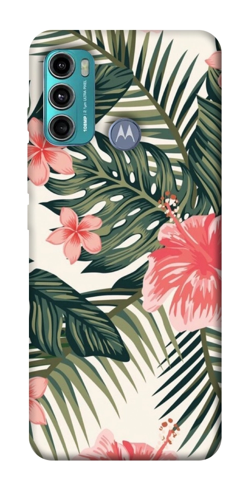 Чехол Tropic flowers для Motorola Moto G60