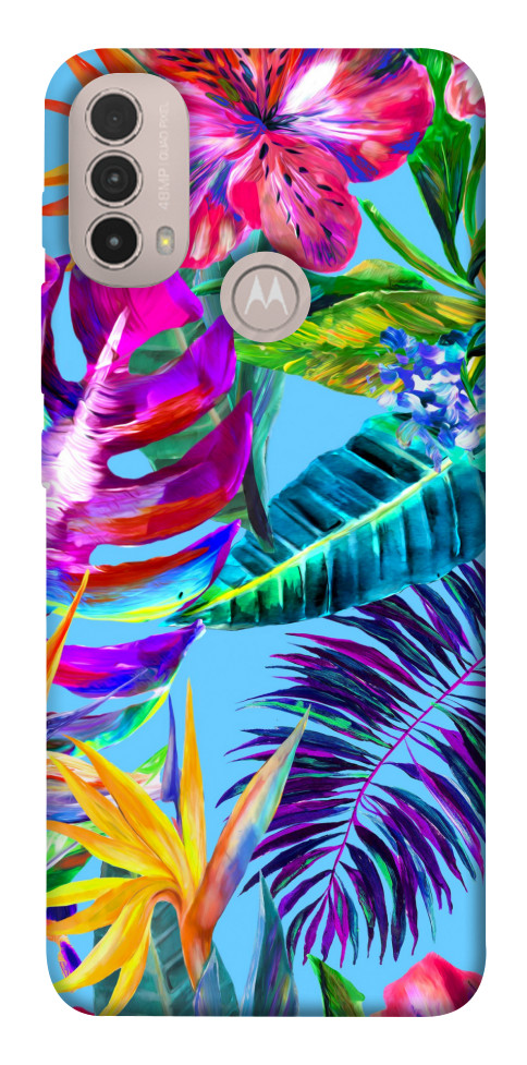 

Чехол Watercolor flowers для Motorola Moto E40 1528579