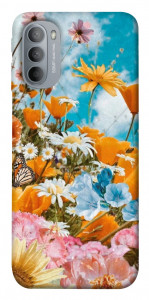 Чехол Летние цветы для Motorola Moto G31