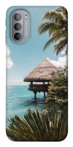 Чехол Тропический остров для Motorola Moto G31