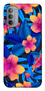 Чехол Цветочная композиция для Motorola Moto G31
