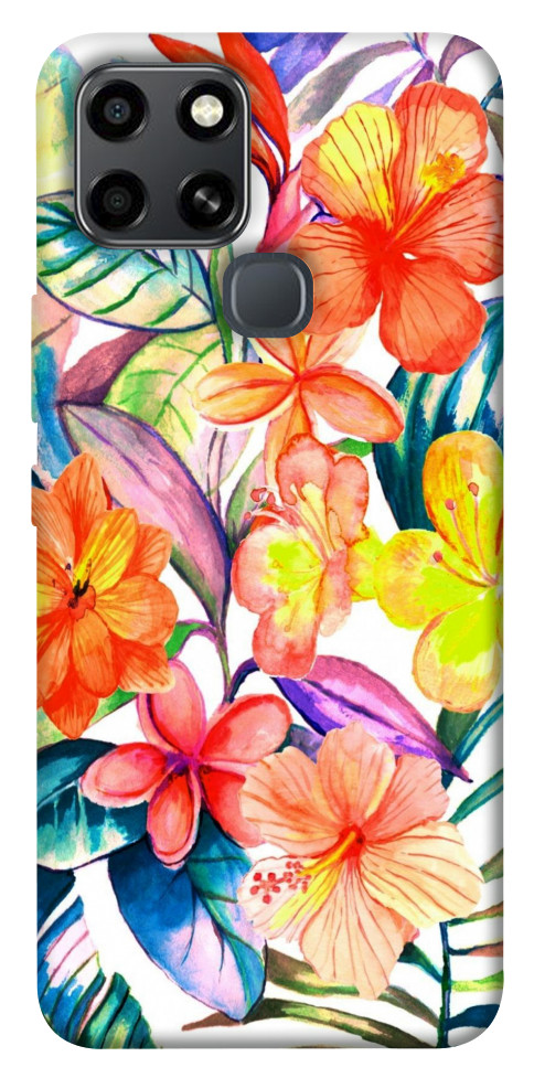 

Чехол Цветочный коктейль для Infinix Smart 6 1529354