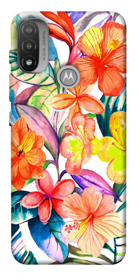 

Чехол Цветочный коктейль для Мotorola Moto E20 1529364